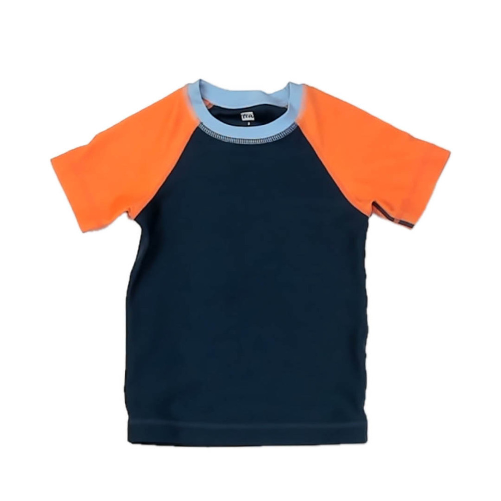 Tea Collection Boys Blue | Orange Rashguard size: 3T
